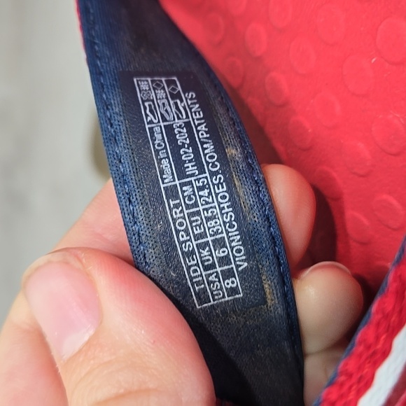 Vionic Women Tide Sport Thong Sandals Flats shoes sz 8 - Picture 10 of 10